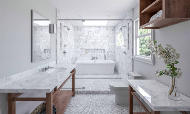 White natural stone | BMG Flooring & Tile Center