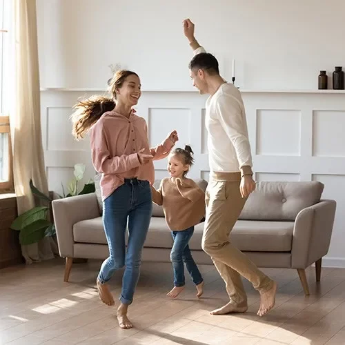 Happy family | BMG Flooring & Tile Center